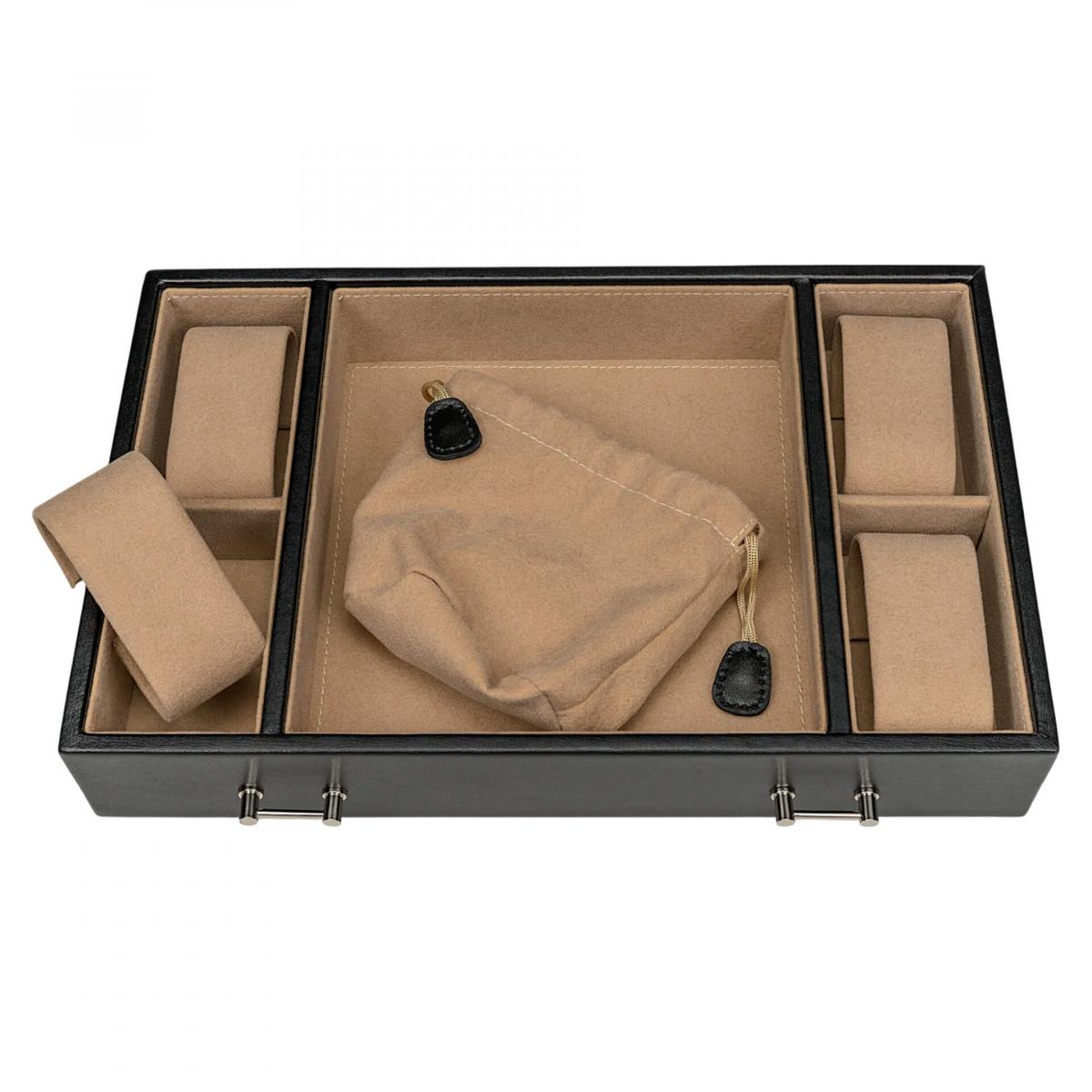 WINDROSE | Schmuckkoffer Ambiance Rindleder schwarz (803244.08)